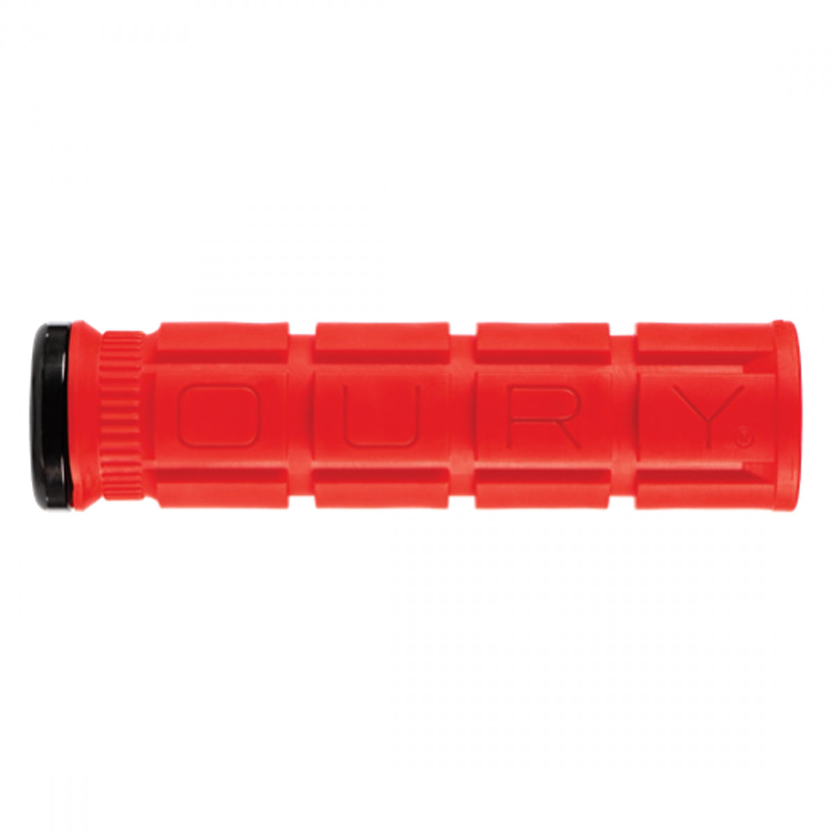 Grips Oury MTN LOCK-ON SGL Clamp RD/BK