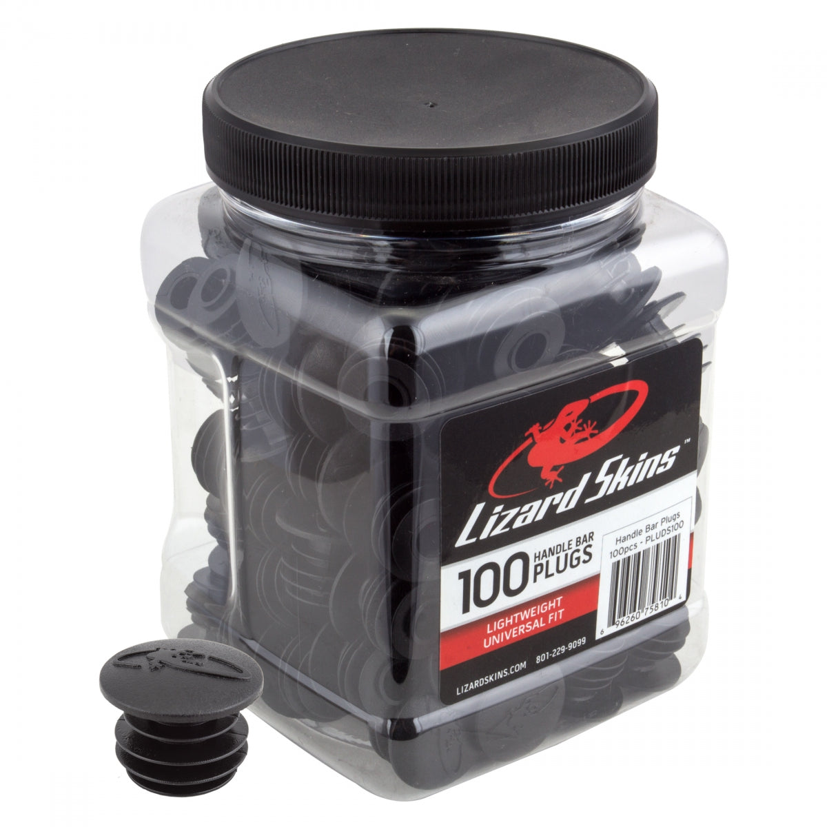 Hbar Plug Lizard BLK Fit ALL Bars JRof100