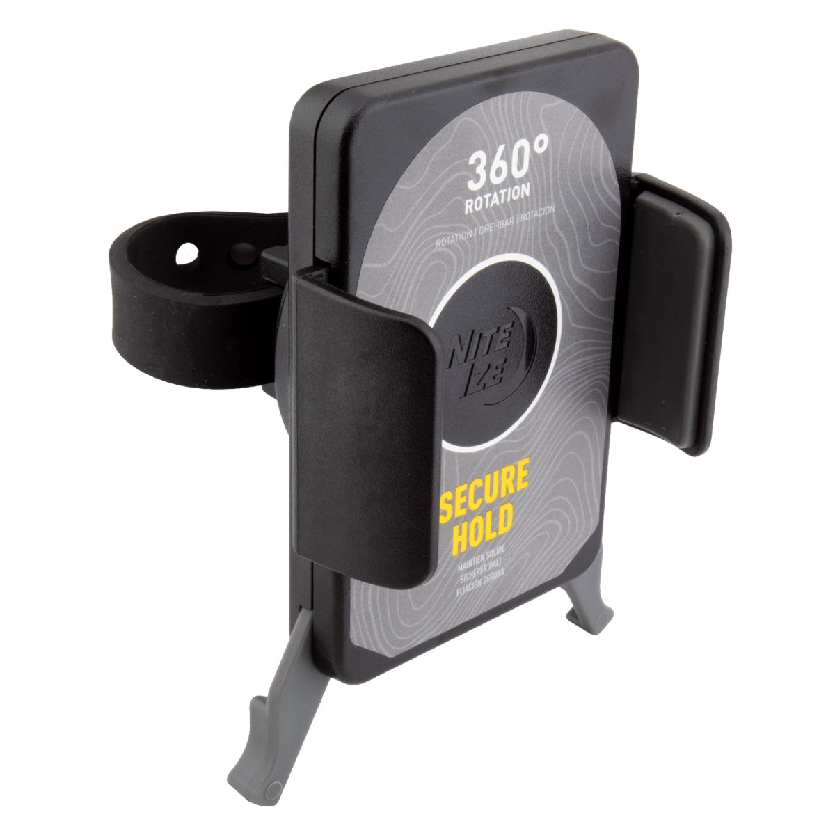 Hbar Mount Niteize Squeeze Rotating Smartphone Bar Mount BK