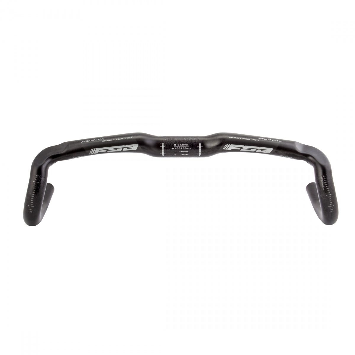 Hbar Fsa Kwing AGX Di2 31.8x40 BK CRBN