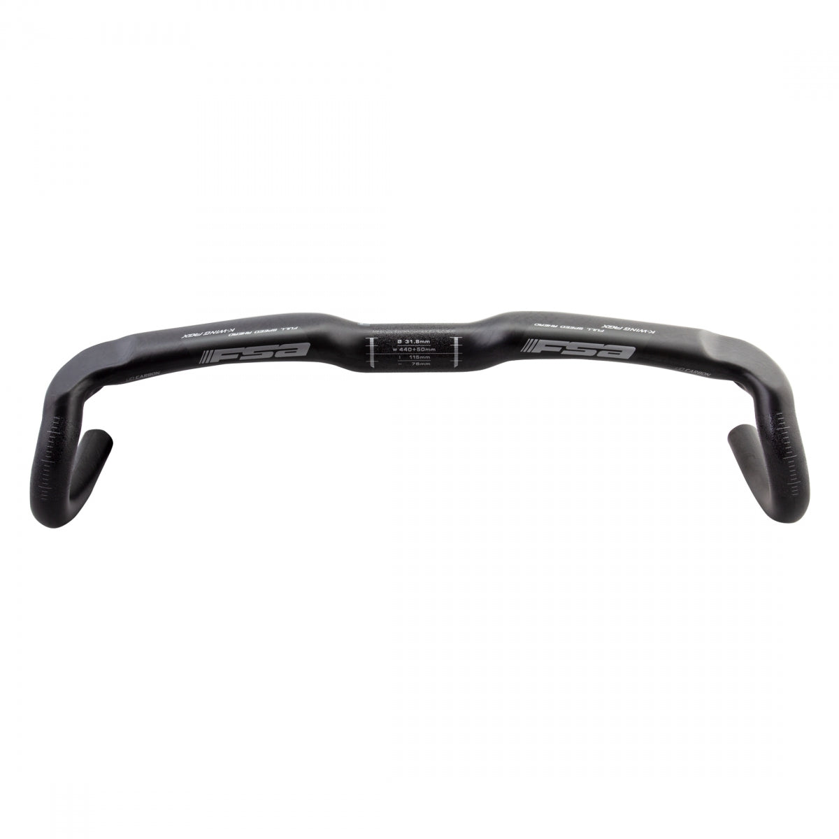 Hbar Fsa Kwing AGX Di2 31.8x44 BK CRBN