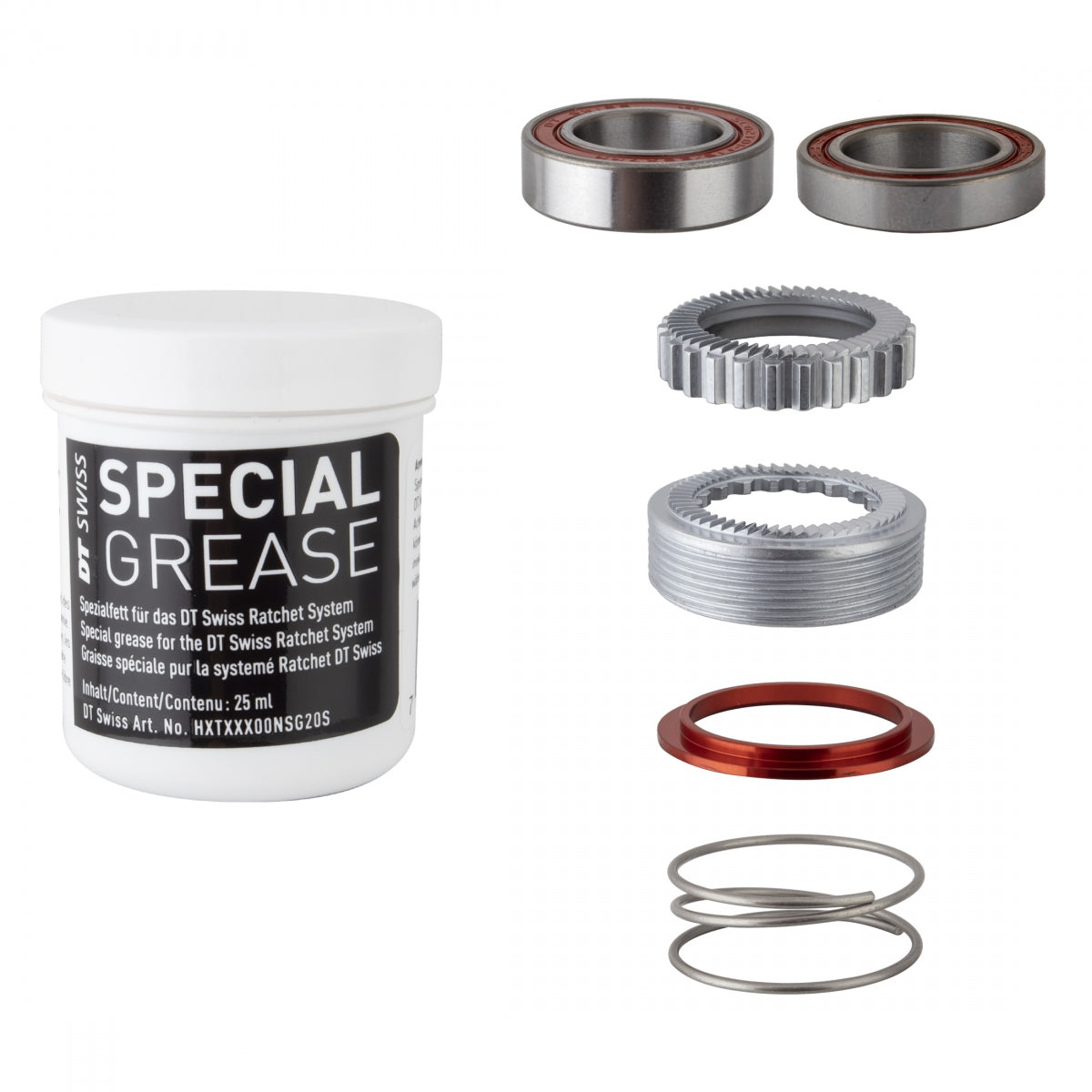 Hub Cass Body DT EXP Ratchet Kit 54T Upgrade 180 Hubs ONLY
