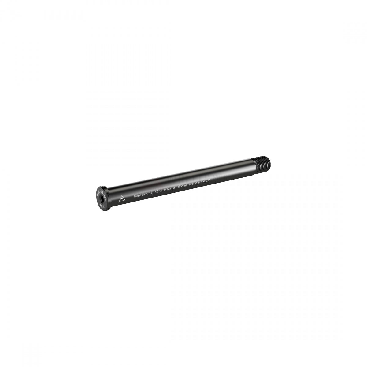 Hub Skewer WMFG Thru FT 15x155x1.5t Flat BK