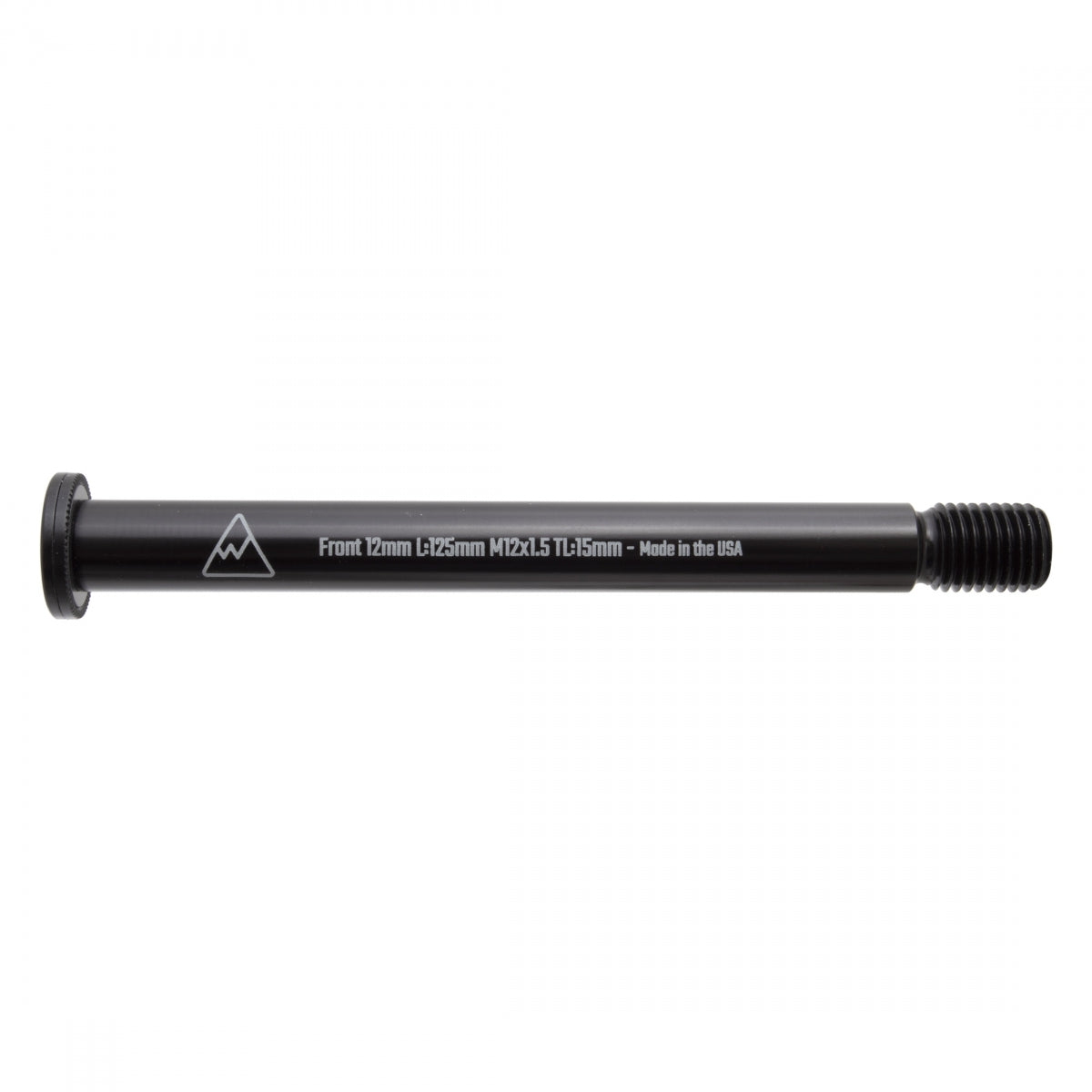 Hub Skewer WMFG Thru FT 12x125x1.5t Flat BK
