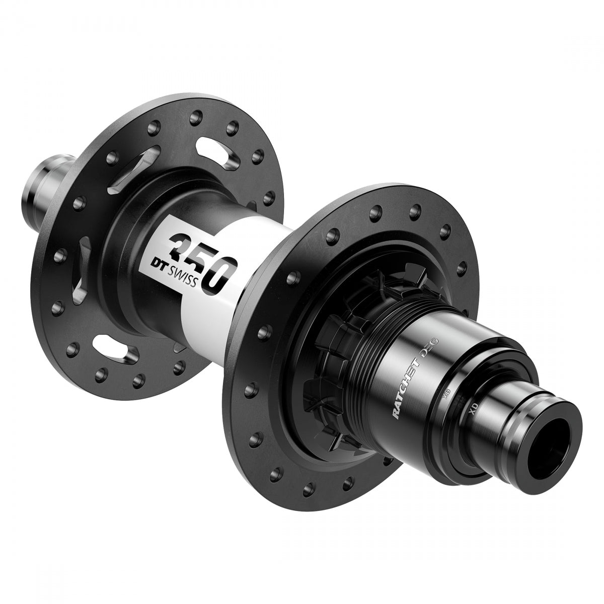Hub RR DT 350 MTB 32x148x12mmTA CL XD Ratchet Deg 72 BK