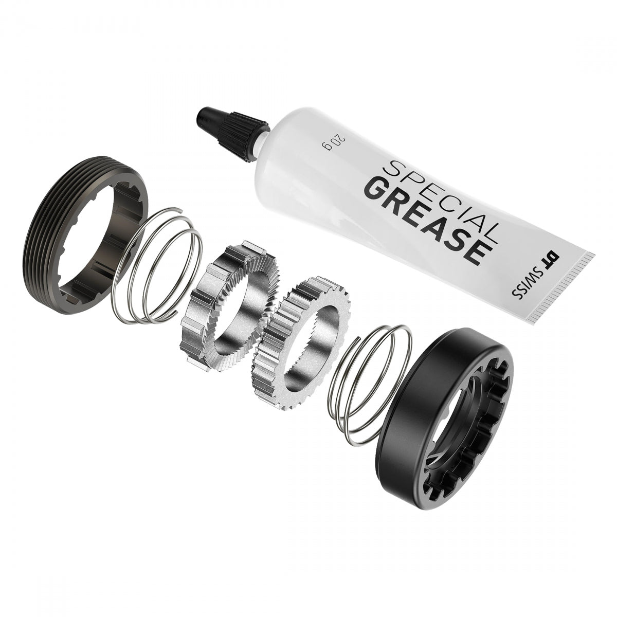 DT Swiss Hub Cass Body Ratchet Kit Deg 54T 0d/14d (SKU 372288)