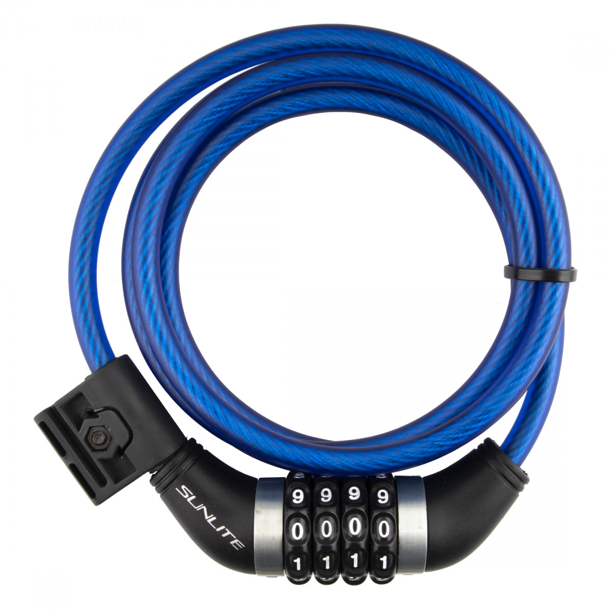 Lock Sunlt CBL 8mmx6f Com w/BKT Coil BU