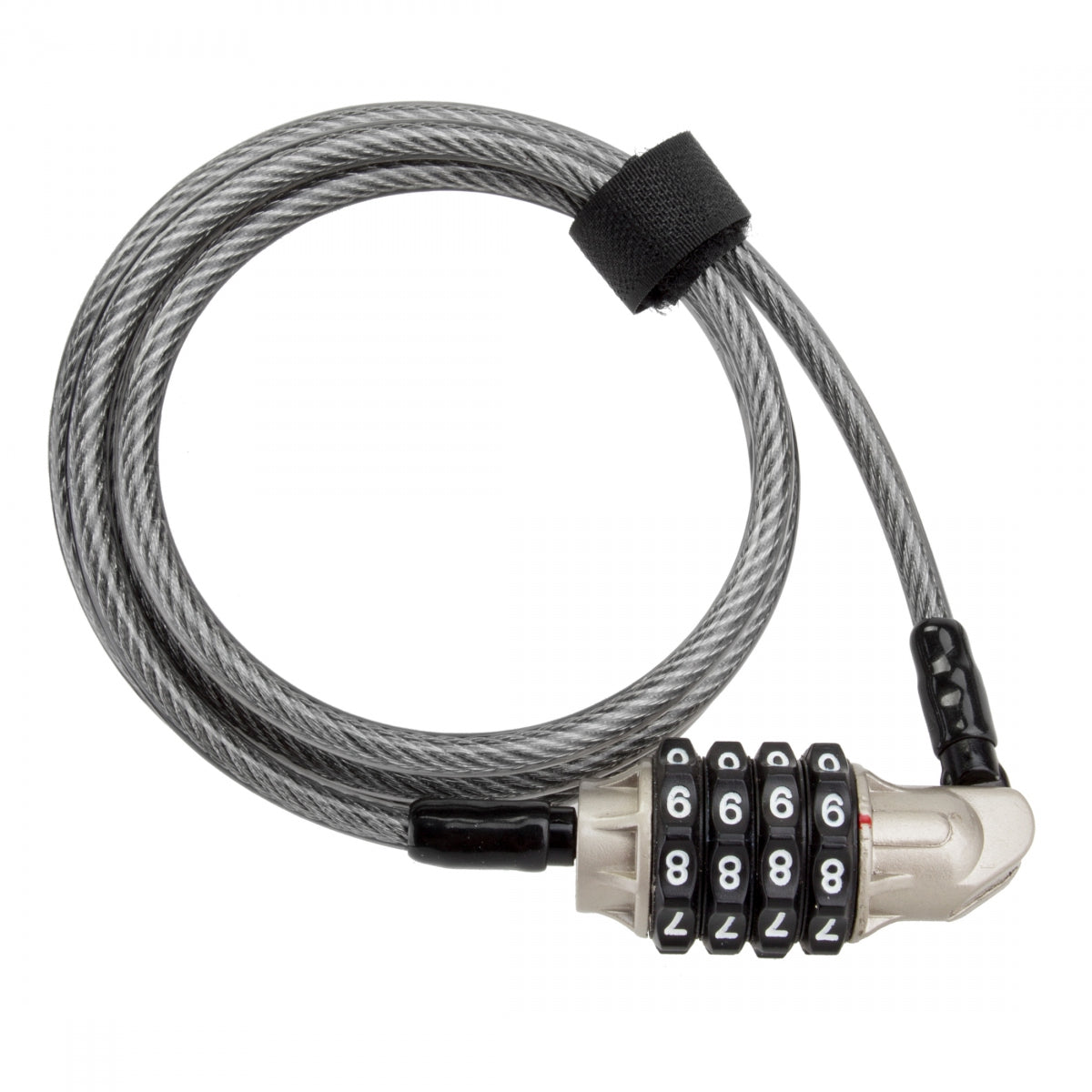 Lock Sunlt PWR Shield CBL 6mmx4f Com Coil BK