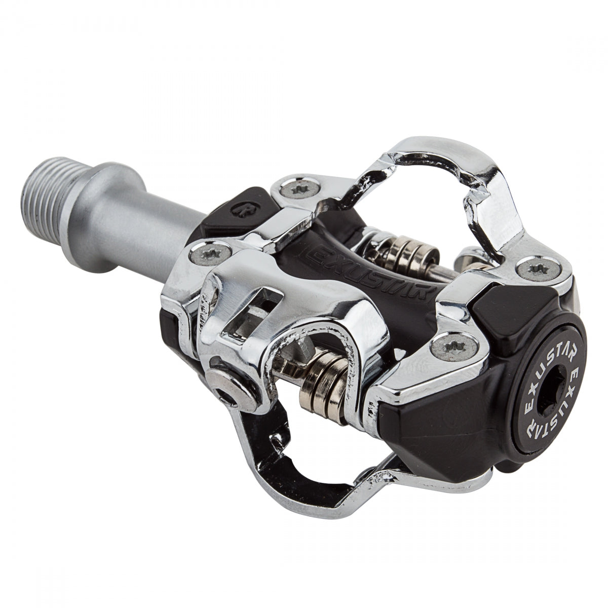 Pedals Exustar MTB DBL CLPLS PM211 ALY BK/SL SPD