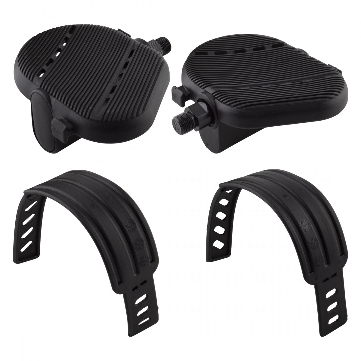 Pedals Sunlt Exerciser Flatform Bulk 9/16 BK