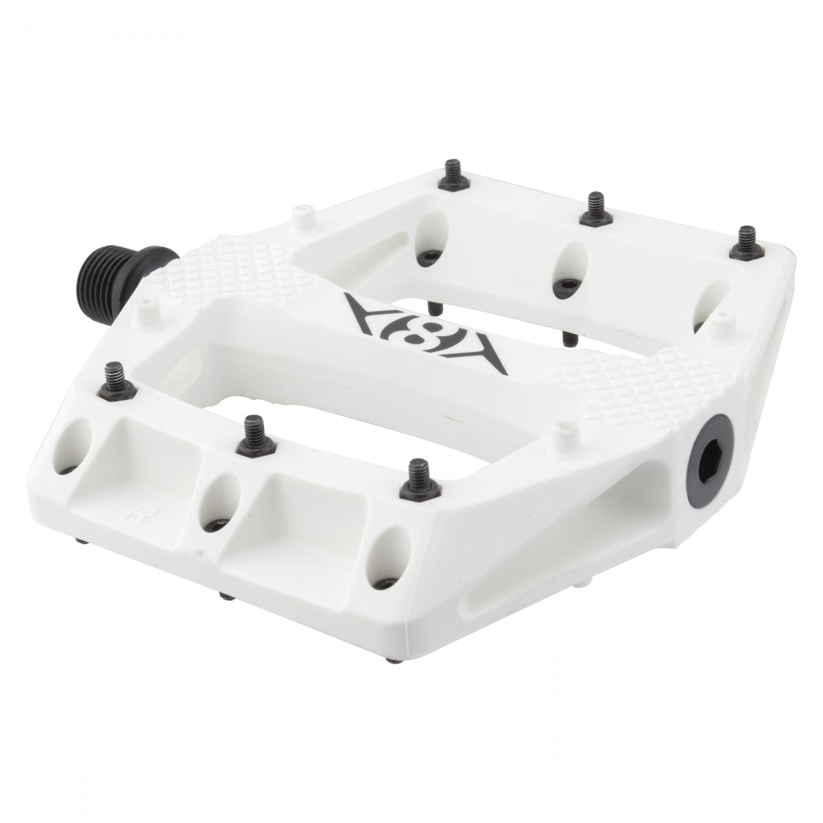Pedals OR8 Strapd 9/16 WH