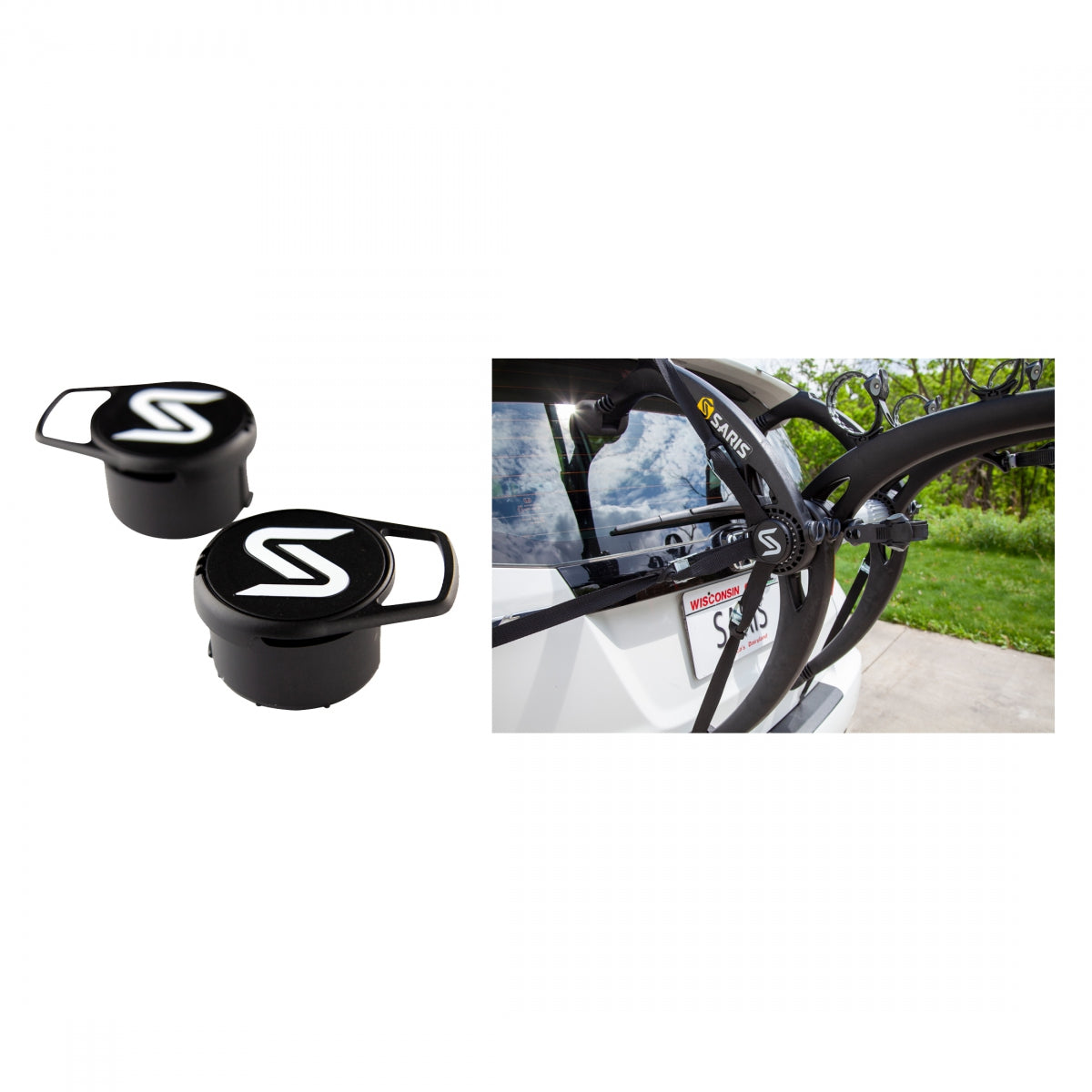 Car Rack Saris 3062 Bones Rep Strap END Caps
