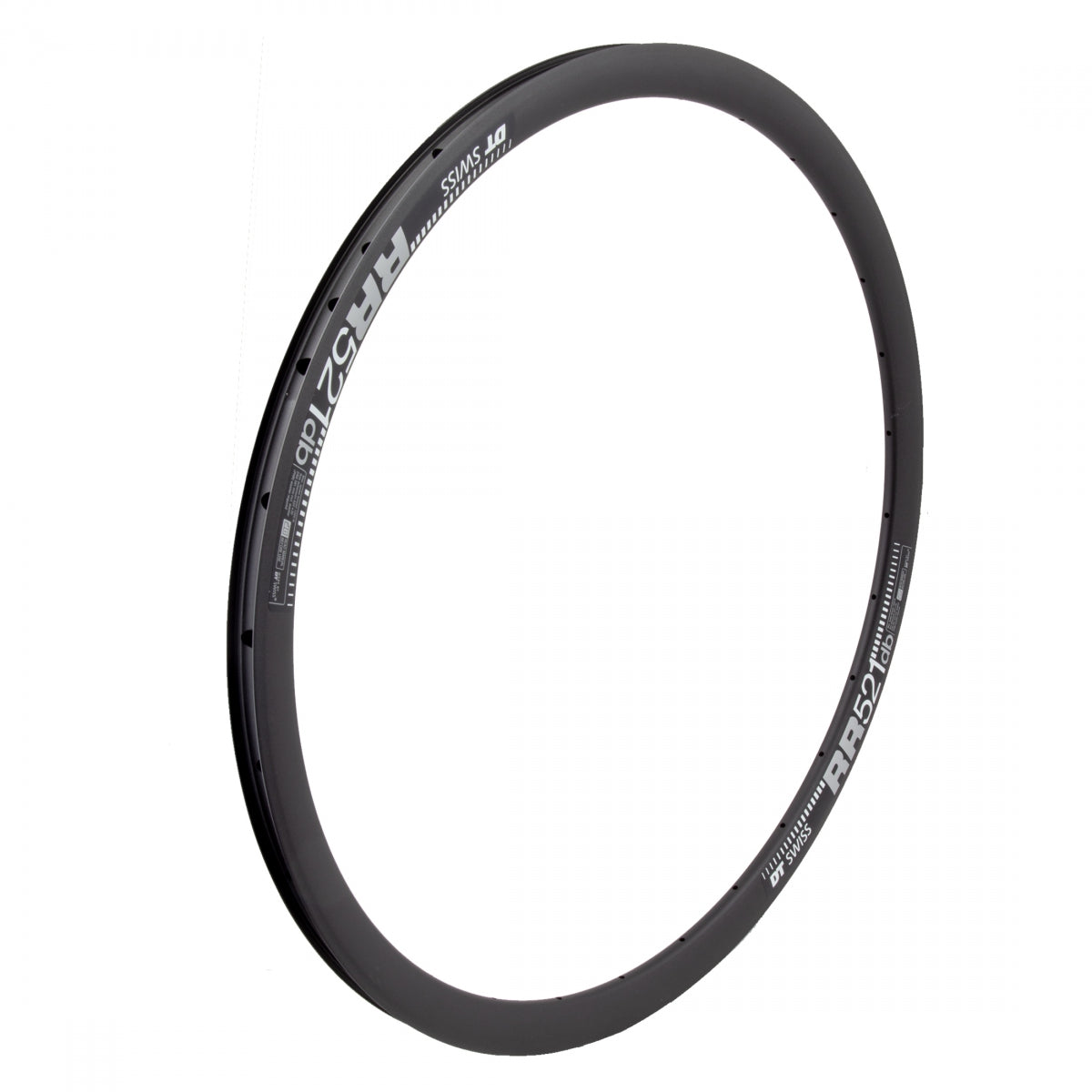 Rim DT 700C 622x20 RR521 28 BK/DISC PV Weld TBLS