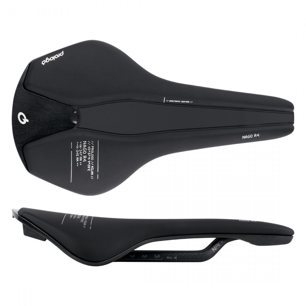 Saddle Prologo Nago R4 Nack 147 BK