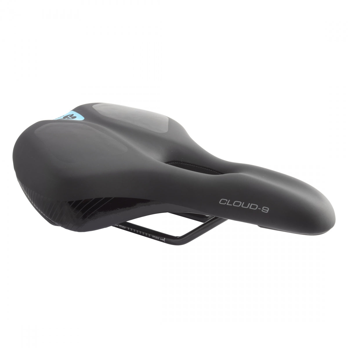 Saddle C9 KUSH-E Medium Airflow Memory Foam 10.4x6.5 BK