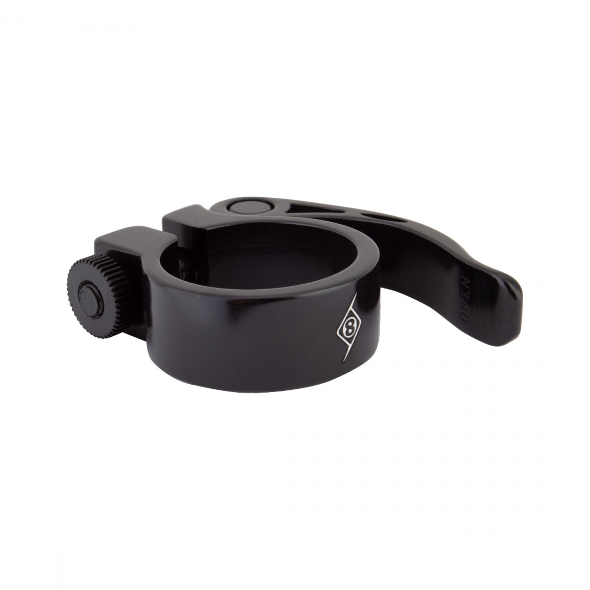 Seatpost Clamp OR8 Clampdown QR 31.8 BK