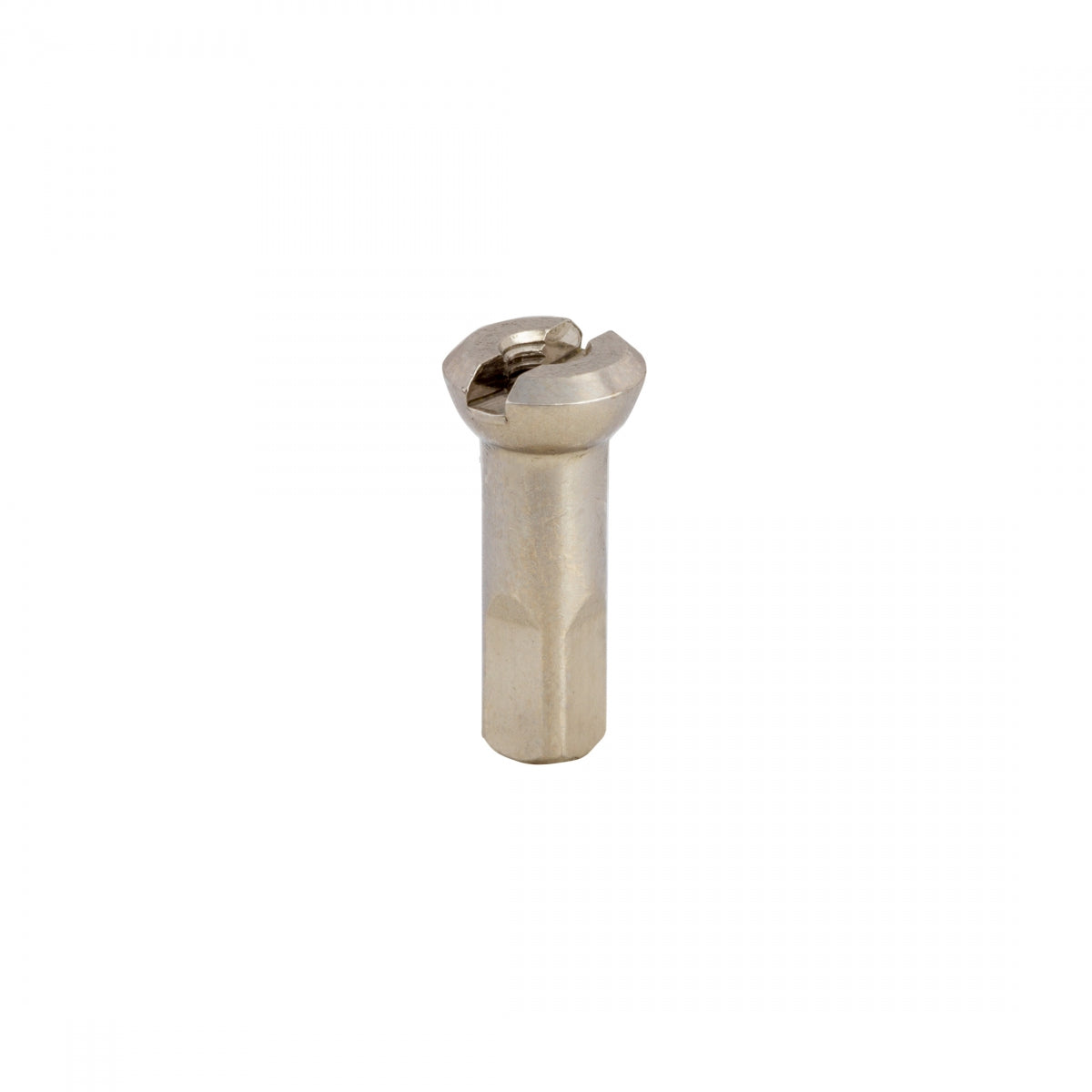 Spoke Nipple Sapim Brass Oem 2.34x13.5mmSL 13g (FOR Rim With 14g HOLES) (HEAD 6.35mm/ Round 3.9mm/ Square 3.2mm)