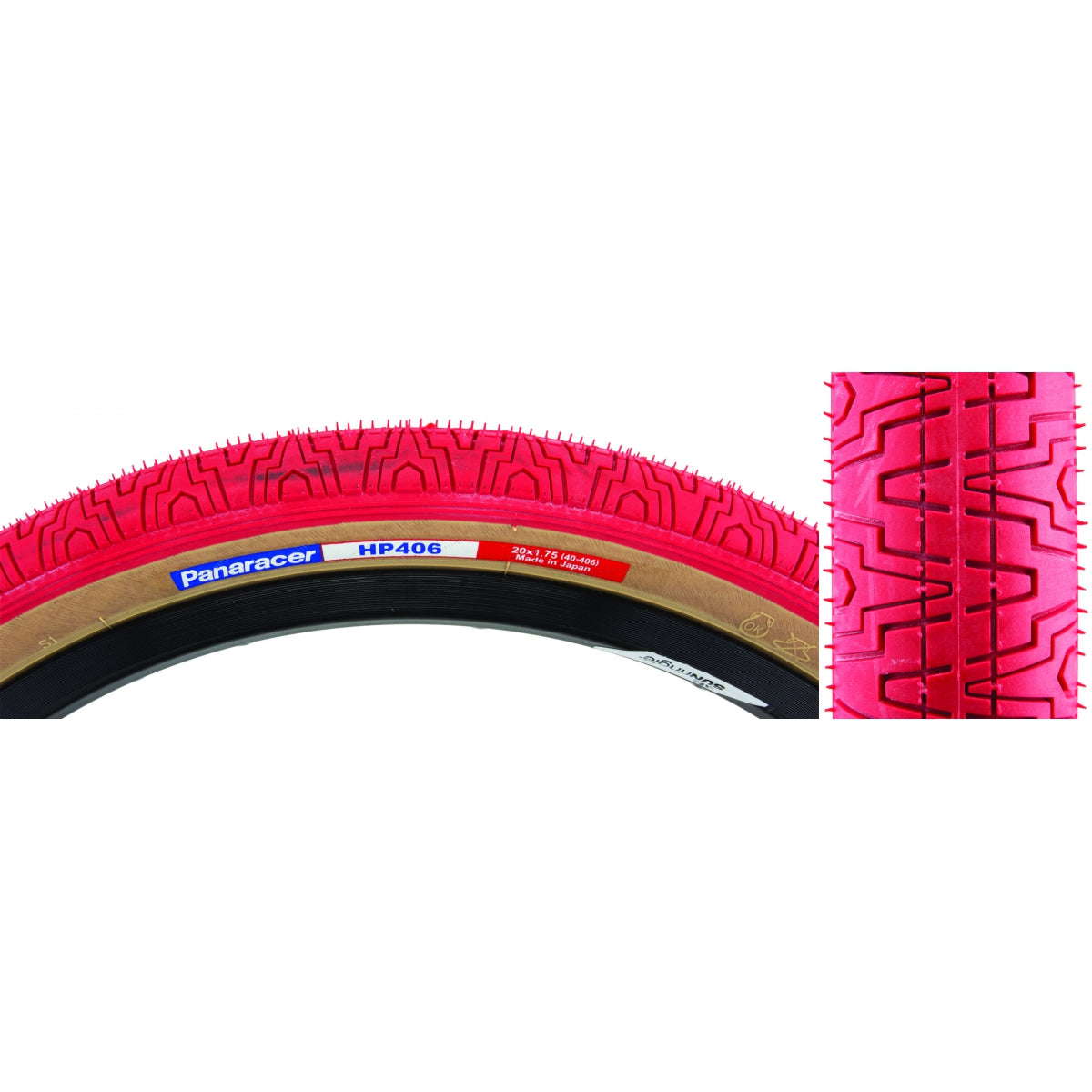 Tire Pan HP406 20x1.75 Wire RD/YSK