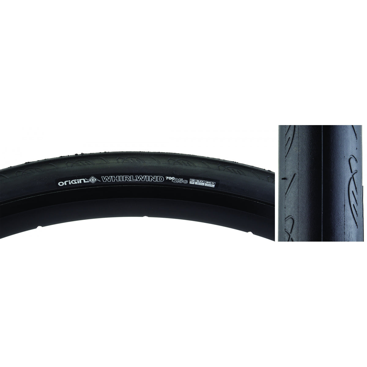 Tire OR8 Whirlwind 700x25 Fold Belt BK/BK