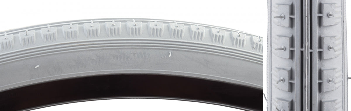 Tire WHL Chair 24x1-3/8 NON-SCHWINN GRY (37-540) Wire