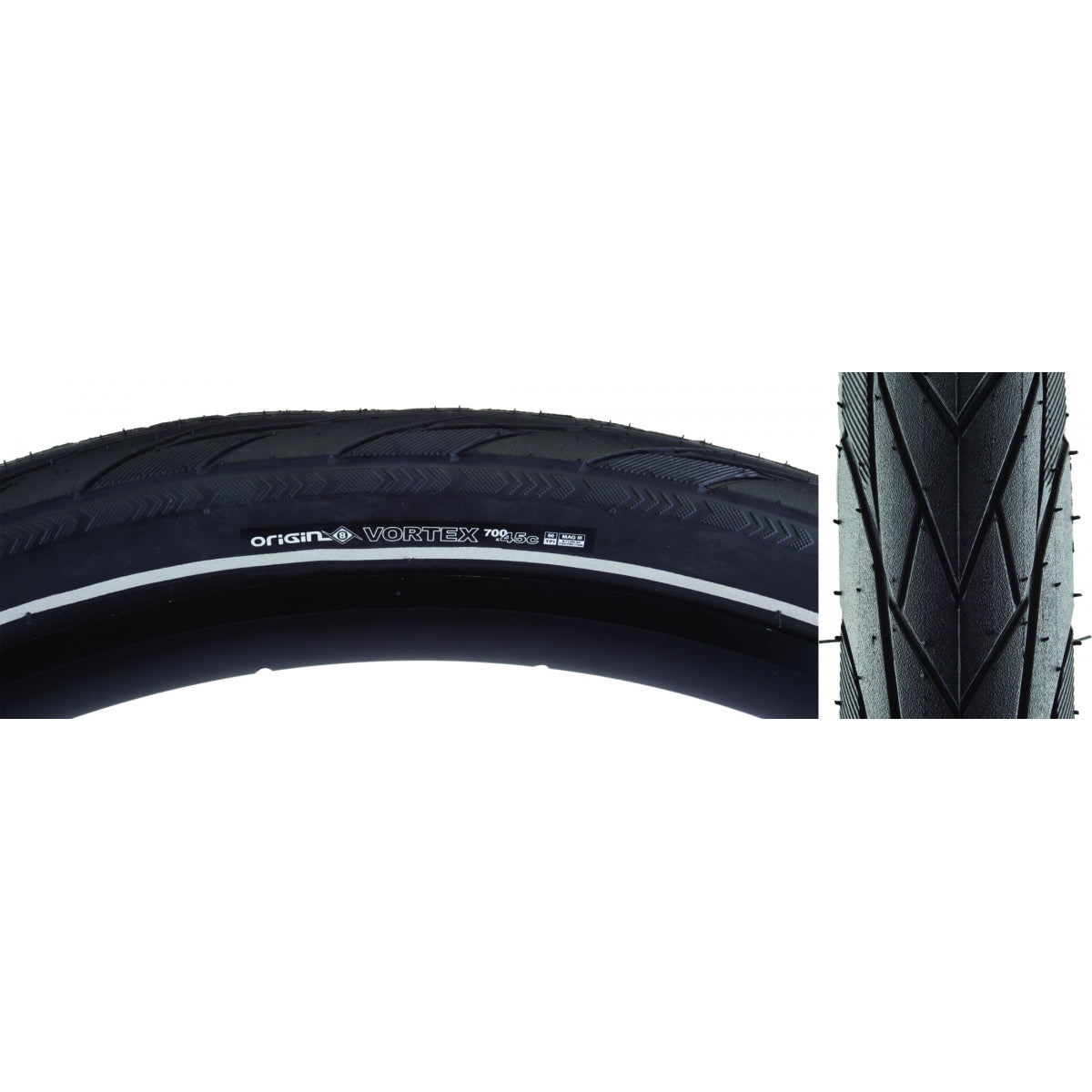 Tire OR8 Vortex 700x45 Wire Belt BK/BK/REF
