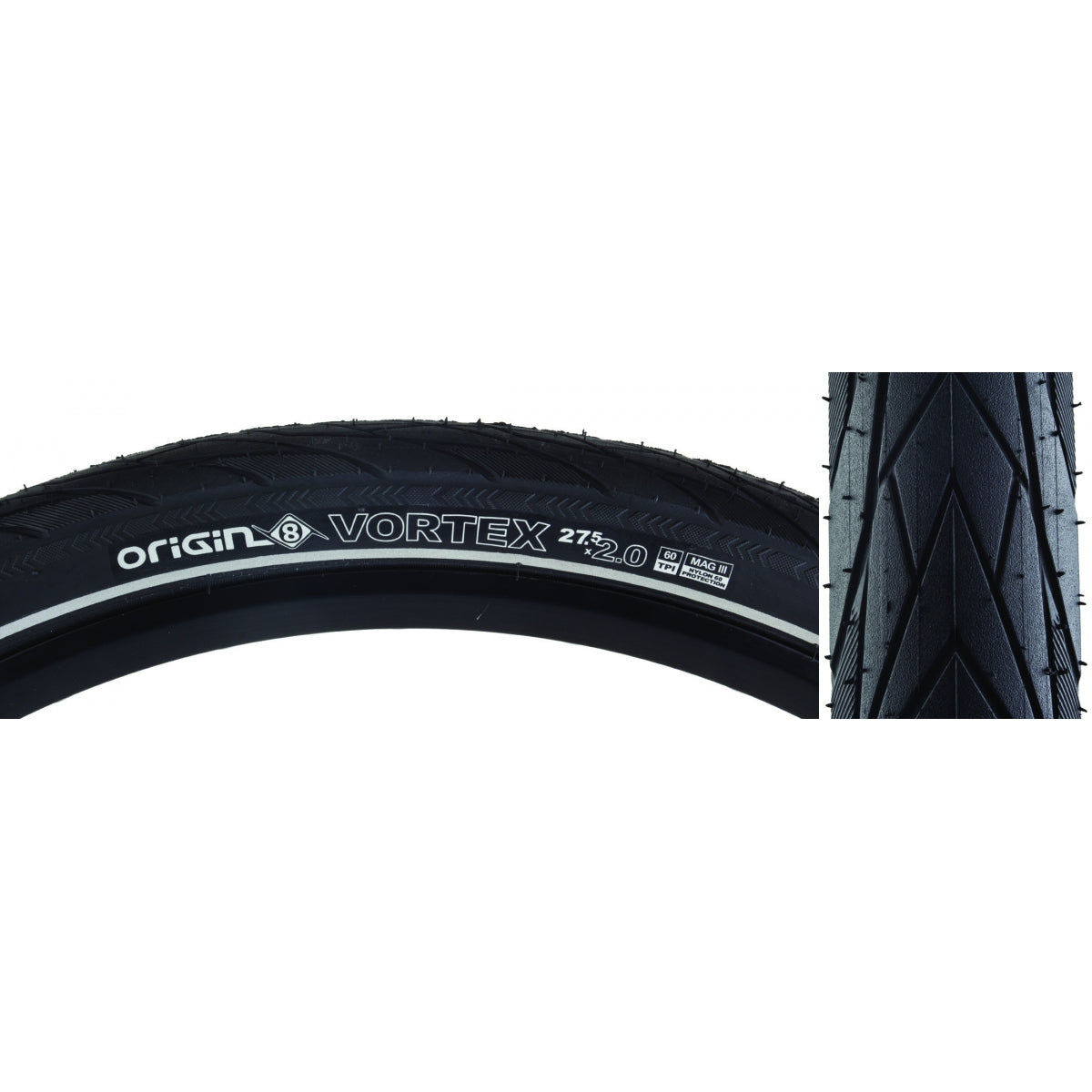 Tire OR8 Vortex 27.5x2.00 Wire Belt BK/BK/REF
