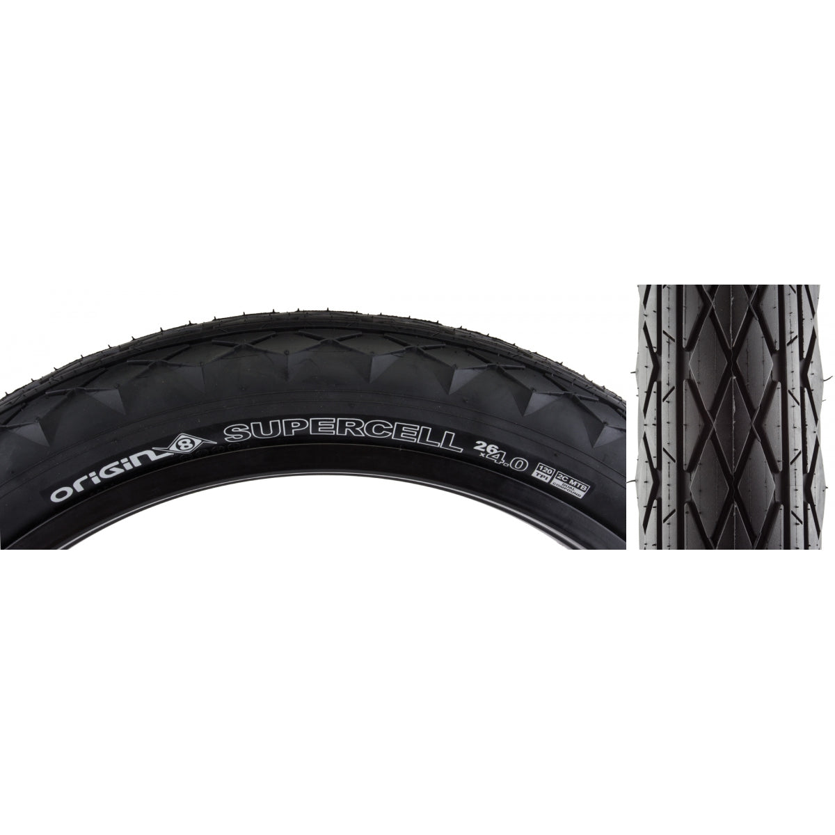 Tire OR8 Supercell 26x4.0 Fold BK/BK