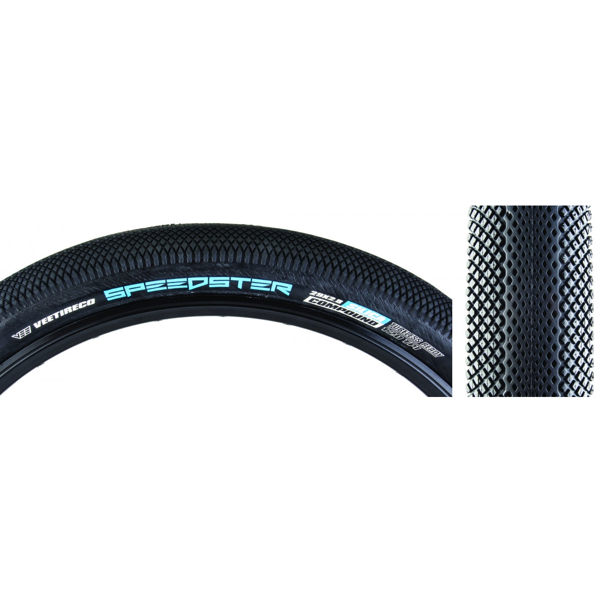 Tire Vee Speedster 29x2.8 BK/BK FOLD/120/SC