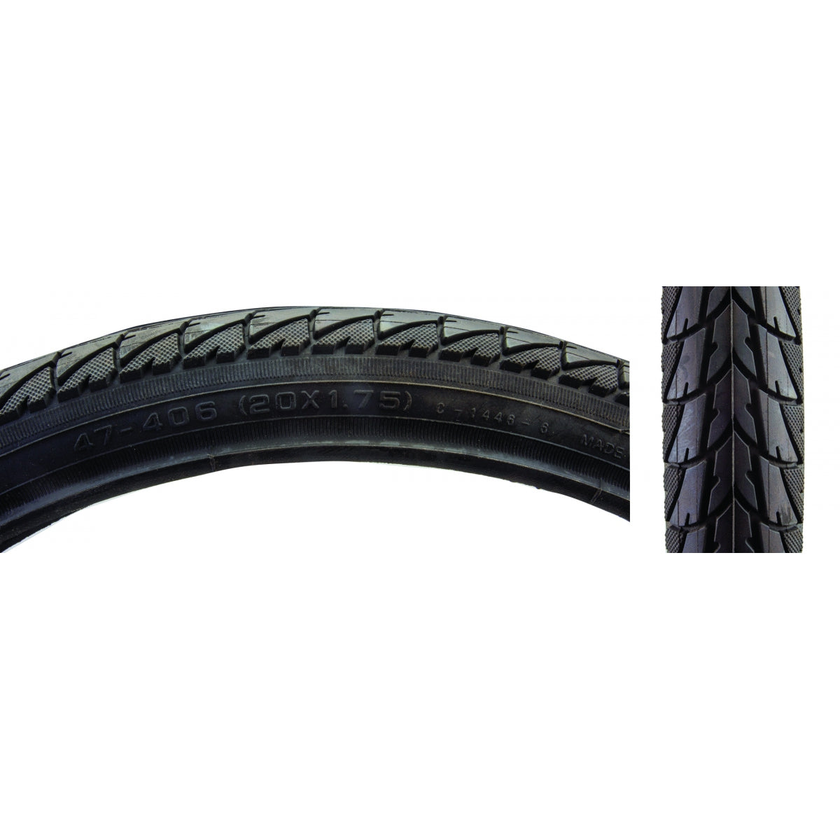 Tire Sun Trike Rep 20x1.75 BW Wire