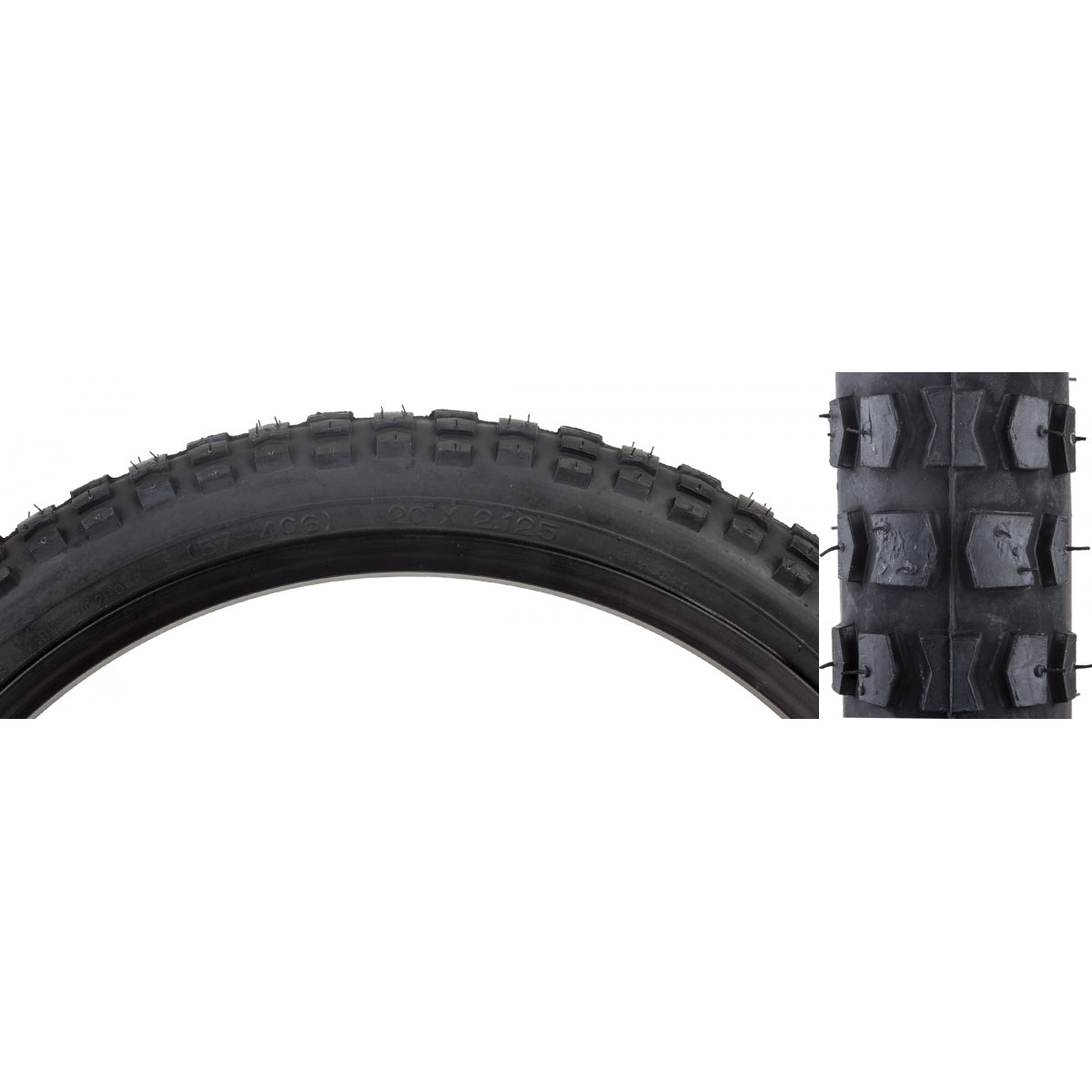 Tire Sunlt 20x2.125 BK/BK MX K44 Wire