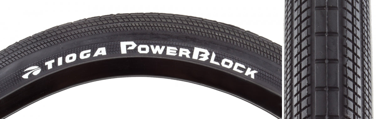Tire Tioga Powerblock 20x2.1 Wire BK
