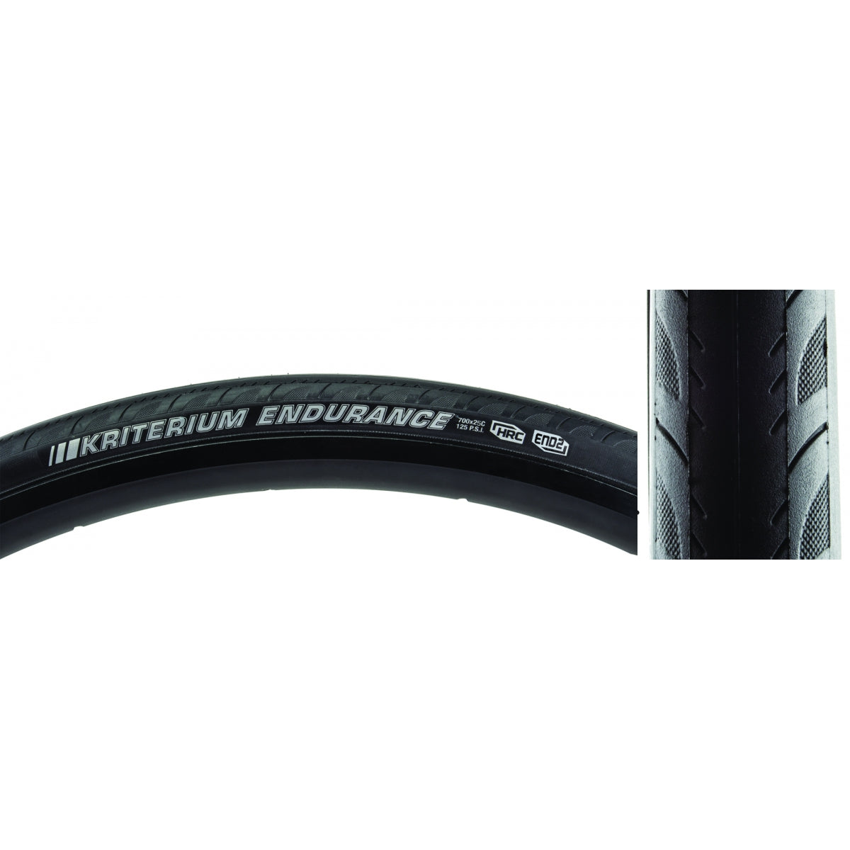 Tire Ken Kriterium Enduro Pro 700x25 BK/BK/REF-HP HRC/E2 Fold 125psi