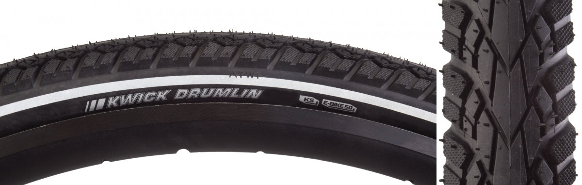 Tire Ken Kwick Drumlin Sport 26x1.75 BK/BK/REF SRC/KS/60 Wire 60psi E50
