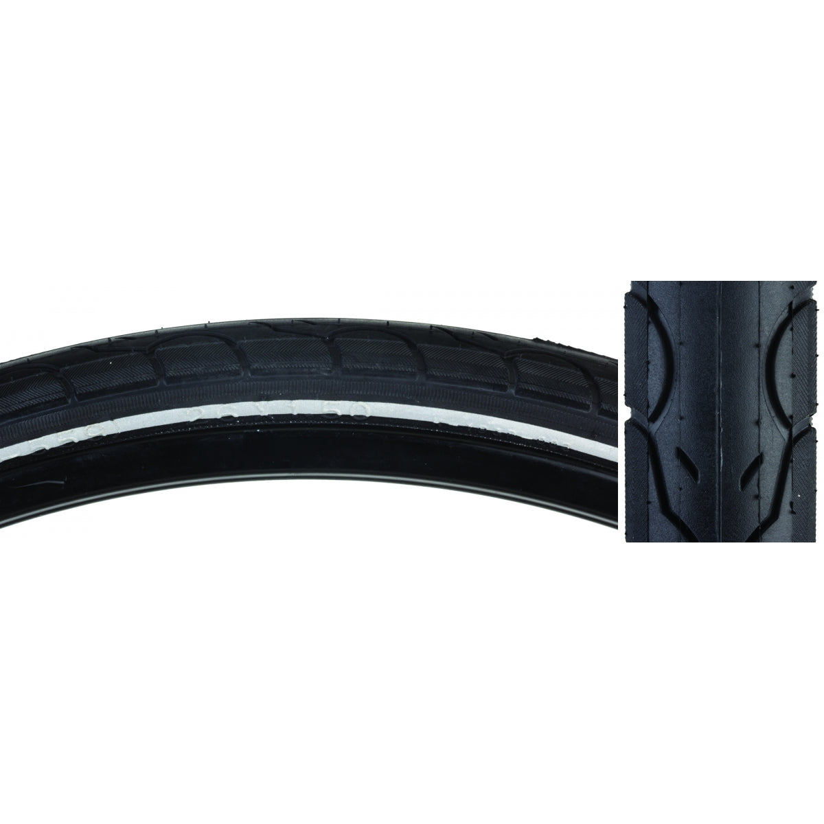 Tire Ken Kwest 26x1.25 BK/BK/REF PRC/60 Wire 100psi