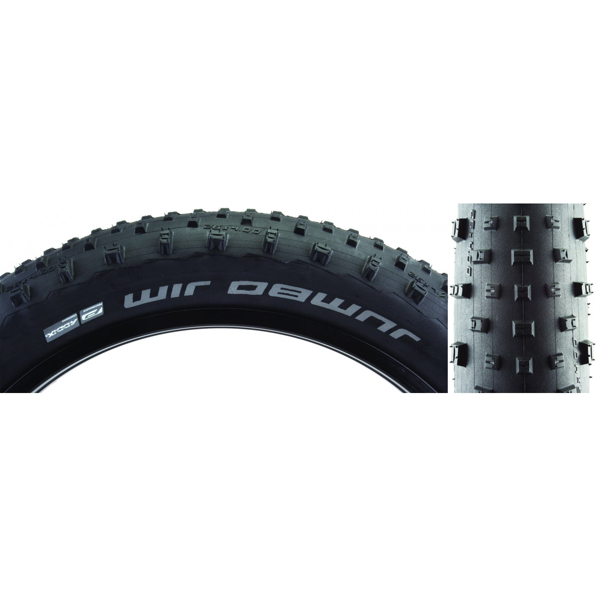 Tire SWB Jumbo Jim 26x4.0 Perf Lite BK/BSK Addix Fold