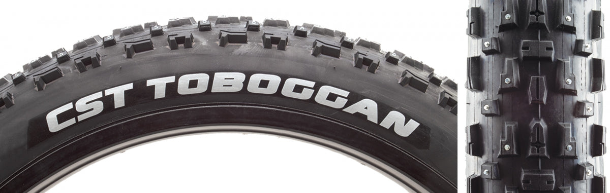 Tire CSTP Toboggan 26x4.0 BK/BK Wire 240-STUD