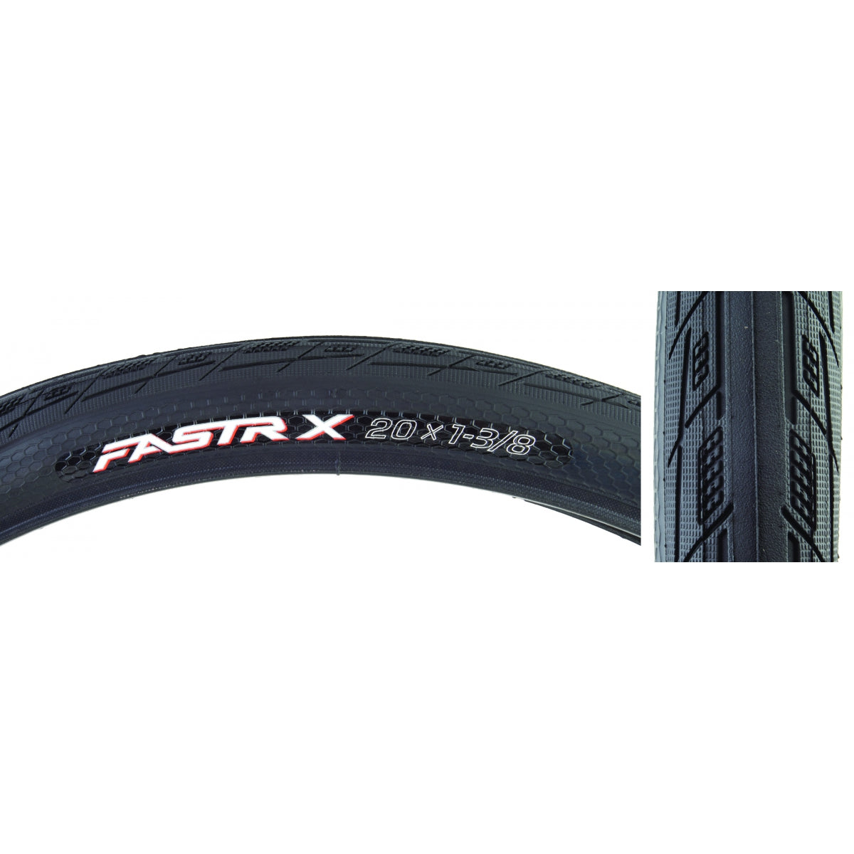 Tire Tioga Fastr X 20x1-3/8 Wire BK
