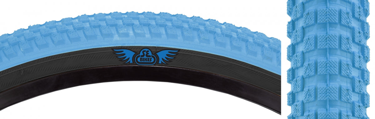 Tire SE Bikes Cub 24x2.0 L-BU/BK WIRE/27/MPC