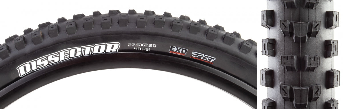 Tire Max Dissector 27.5x2.6 BK FOLD/60EXO/TR