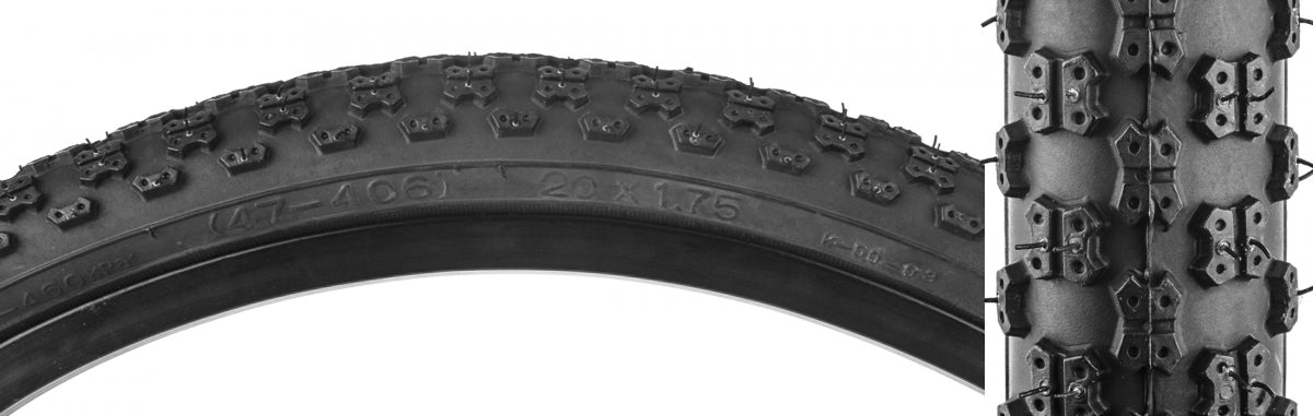 Tire Sunlt 20x1-3/8 BK/BK MX3 C714
