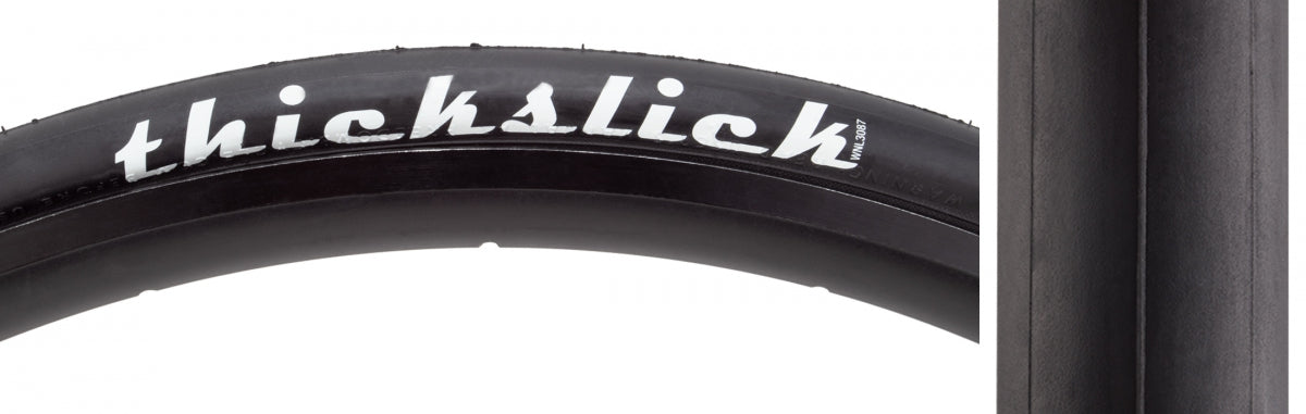 Tire Pure Thickslick 700x23 Comp Wire BK