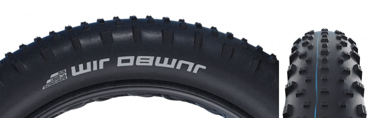 Schwalbe Tire Jumbo Jim 26x4.0 Evo S-GROUND BK/BSK Addix SP-GRIP TLR Fold (SKU 592985)