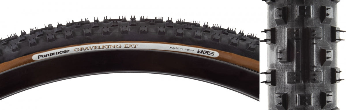 Tire Pan Gravelking EXT Knobby 700x38 Fold TBLS BK/BN (SKU 593592)