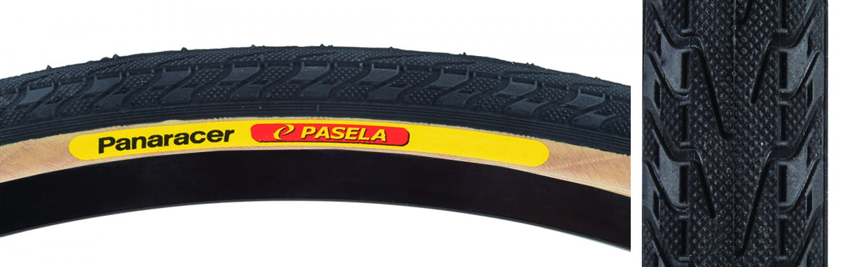 Panaracer Tire Pasela 650Cx28 Wire BK/YSK (SKU 593619)