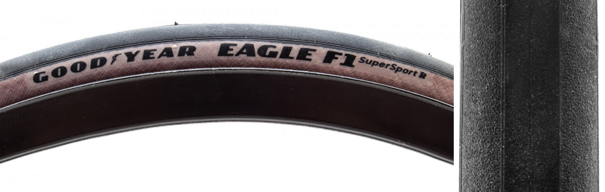Tire Goodyear Eagle F1 Supersport R 700x30 BK/YSK Fold TC/UHP