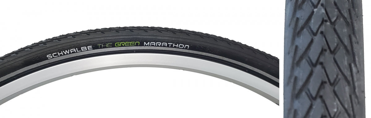 Tire SWB Marathon 700x32 Perf Twin GN-GUARD BK/BK/REF Addix Eco E25 Wire