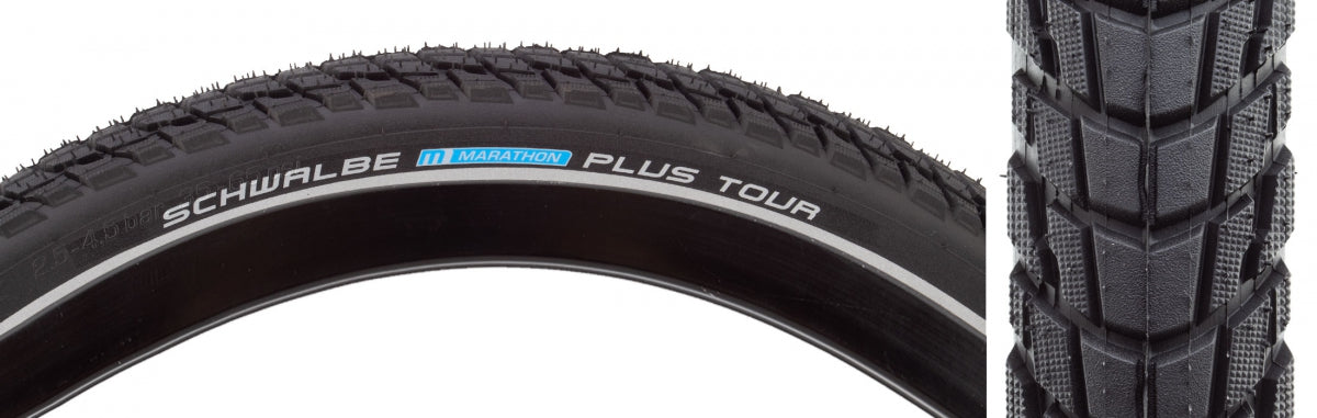 Tire SWB Marathon Plus Tour 700x38 Perf SM-GUARD BK/BK/REF Addix E50 Wire
