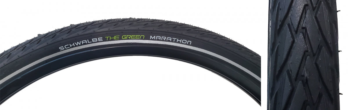 Tire SWB Marathon 27.5x1.65 Perf Twin GN-GUARD BK/BK/REF Addix Eco E25 Wire