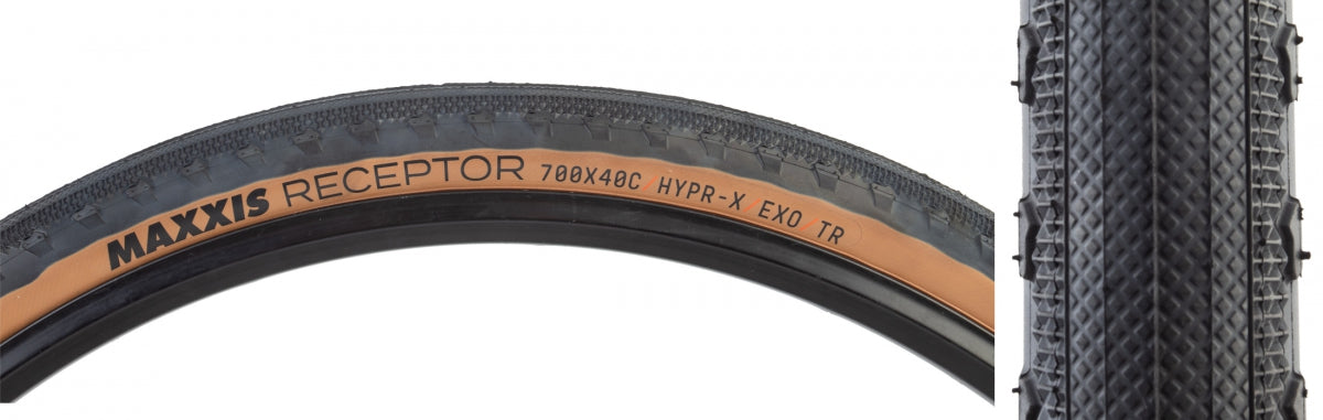 Tire Max Receptor 700x40 BK/TAN FOLD/120 HYPR-X/EXO/TR