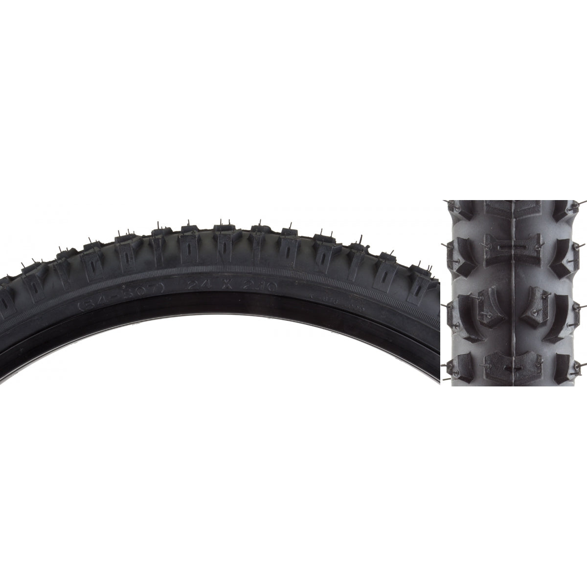 Tire Sunlt 24x2.1 BK/BK Smoke K816 Wire